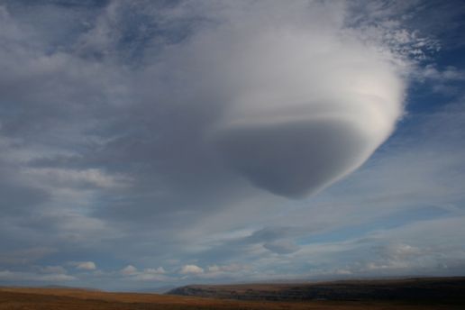 lenticular cloud over Iceland